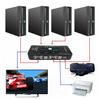 4 порта USB 2.0 KVM-переключатель Мышь/клавиатура/принтер/видеомонитор VGA 1920x1440