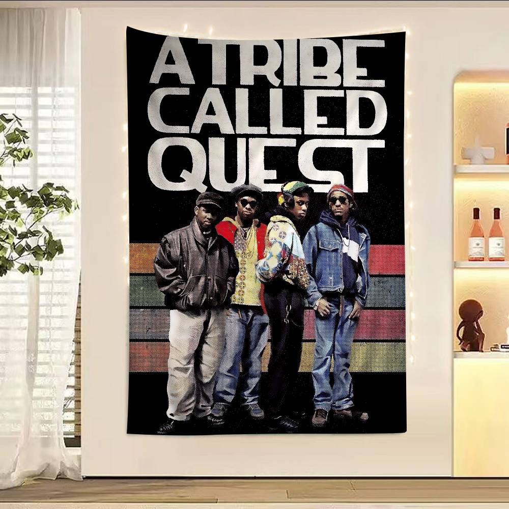 Поп-группа A Tribe Called Quest DIY Настенный гобелен Подвесной Таро Хиппи Настенные ковры Комната Домашний декор