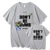 AAP ROCKY Don t Be Dumb Tour 2025 Graphics Print T Shirts High Quality Unisexs Harajuku Tshirts Summer Cotton Tees Shirt Fans Gift