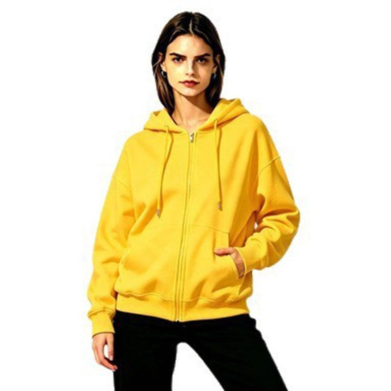 Felpa con cappuccio e zip colorata a vestibilità larga