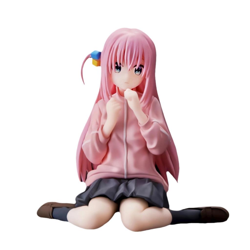 Anime Guitarist Girl Doll Bocchi The Rock Figure Kawaii Gotoh Hitori Figure Noodle Stopper Model PVC Collectible Figurine Toys