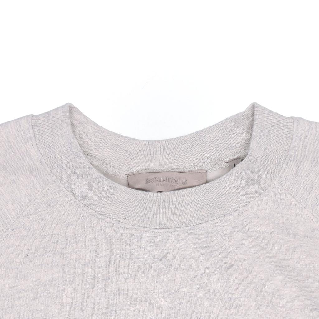 Fear of God Essentials Свитшот с круглым вырезом S22 с начесом и флисовой подкладкой Унисекс Топы Светло-овсяный FOG-SS22-036