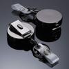 Wire Rope with Belt Clip Retractable Badge Reels ID Card Badge Holder Key Chain Ring Pull Keyring