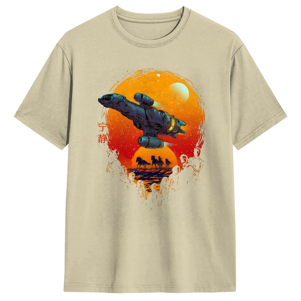 Firefly Serenity Cant Take The Sky From Me Unisexs T Shirts Novelty Tees Short Sleeve Round Collar TShirts Pure Cotton Clothes