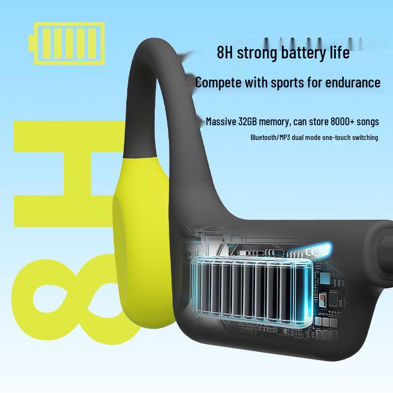 H50 True Bone Conduction Bluetooth Earphones for Outdoor Sports: Swimming, Running, Cycling, and Calls
