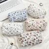Embossed Women's Small Cosmetic Bags Large Capacity Makeup Storage Bag Portable Clutch Purse  Girls