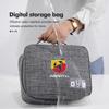 Car Travel USB Cable Storage Bag Hard Disk Charger Organizer For Abarth FIAT 500 Ducato Stilo Palio UNO Astra Bravo Tipo mvpc3