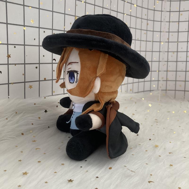 Аниме Bungou Stray Dogs, плюшевая игрушка Эдогава Рампо Накахара Дазай Осаму, плюшевая кукла, персонаж для косплея, милая мягкая подушка 20 см