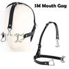 СМ Кляп для рта БДСМ Кляп-кольцо Раздвижной кляп Секс-игрушка Набор Женский Раб Тренажер для орального секса Взрослый Металлическое кольцо Кляп Флирт Открытый рот Упряжь