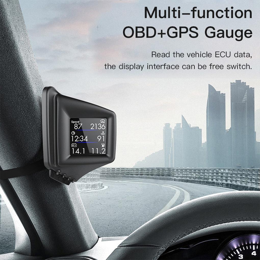 Проекционный дисплей для транспортного средства GPS спидометр спидометр HUD подходит для всех транспортных средств точный