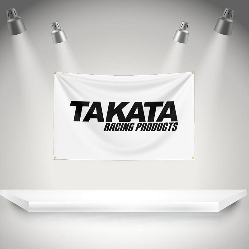 Флаг на колесо Ttakatas Автозапчасти Инструменты Баннер 3x5 футов С латунными люверсами HD-печать Гобелен Выставка Автолюбители Декор гаража