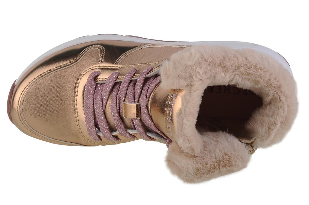 Skechers Uno - Cozy On Air, для девочки зимние сапоги золотого цвета