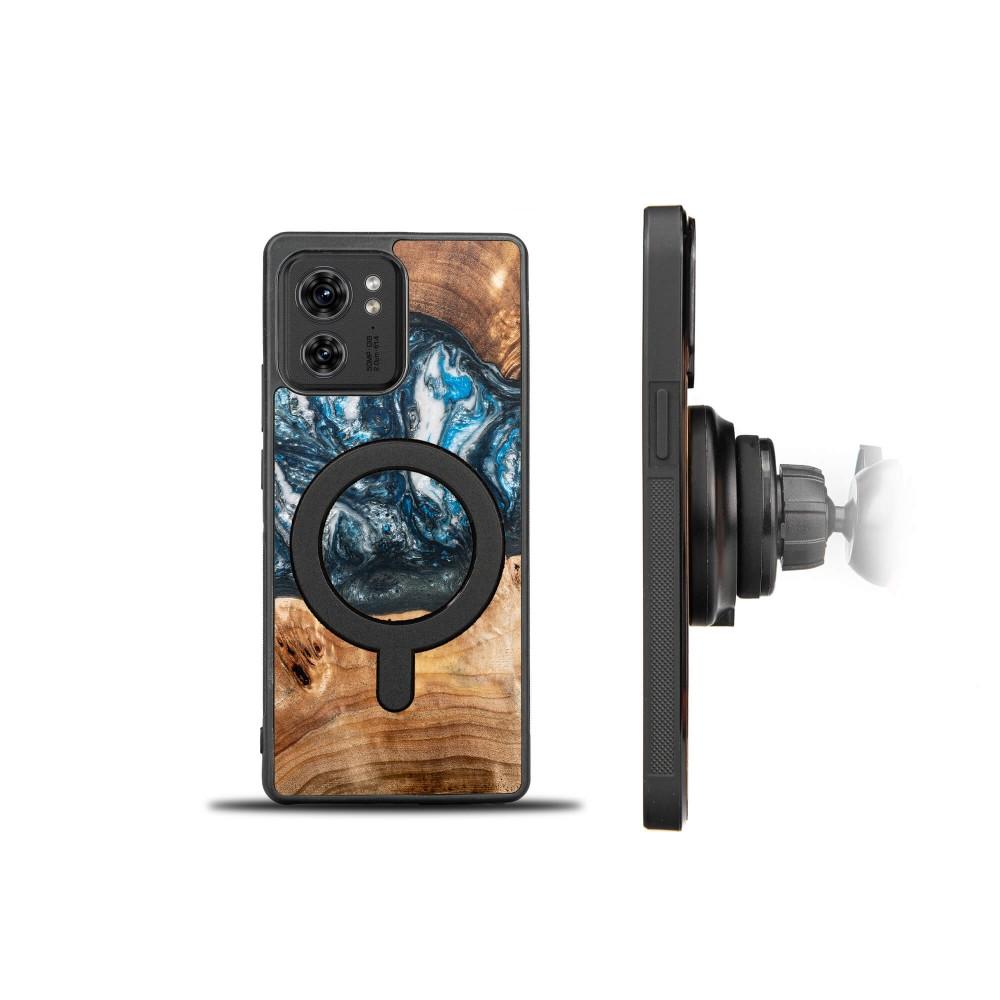 Bewood Unique case for Motorola Edge 40 - Planets - Earth with MagSafe