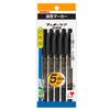 Zebra Ручка Macky Ultra Fine 5 на масляной основе, Наконечник, Черный, Ручки, P-YYTH3-BK5