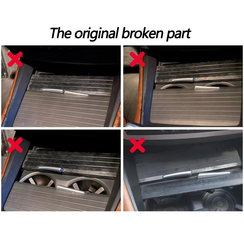 Интерьер автомобиля, центральная консоль, держатель для чашки с водой, накладка на молнии, рулонная штора для BMW X5 X6 E70 E71 E72