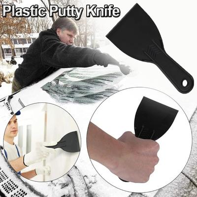 Набор пластиковых шпателей Пластиковые шпатели Гибкие скребки для краски Инструмент Штукатурный инструмент для заделки, шпатлевки, обоев
