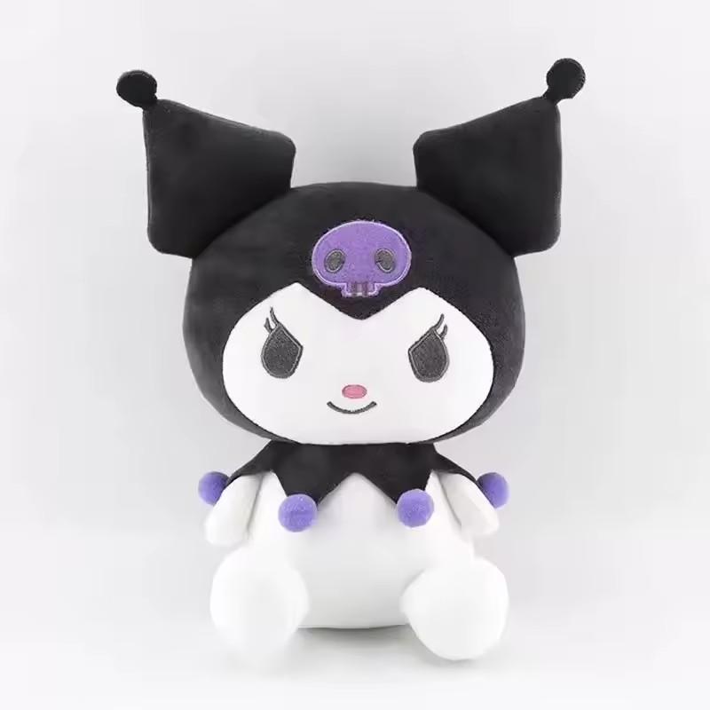 25cm Sanrio Kuromi Mymelody Cinnamorol Kawaii Anime Plush Toys Soft Stuffed Doll Plushie Pillow Xmas Gift Decor