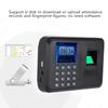 2,4-дюймовый TFT ЖК-экран с отпечатками пальцев, часы, устройство учета рабочего времени, регистратор, разъем