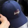 New big head circumference hard top baseball cap for women, versatile, enlarged and deepened, wide brim to show face, small peaked cap for men