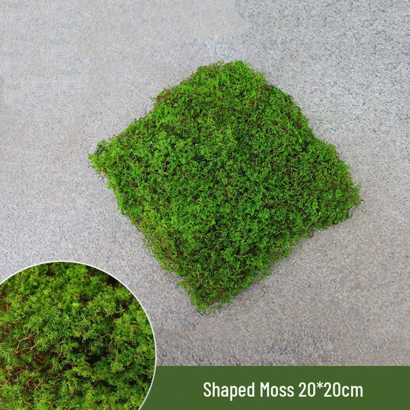 Bionic Artificial Moss Turf Micro Landscape Ornaments for Bonsai and Potted Plant Landscaping