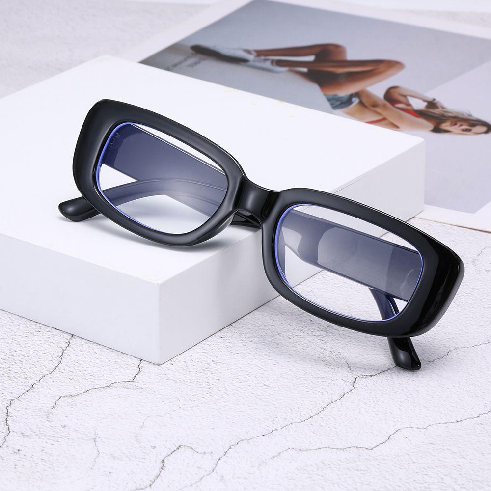 Travel Small Rectangle Square Frame Eyewear Women Sunglasses Eyeglasses Sun Glasses
