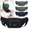 Fashion Men Waist Bag Casual Nylon Anti-theft Chest Bag Outdoor Travel Waterproof Sports Mobile Phone Bag
