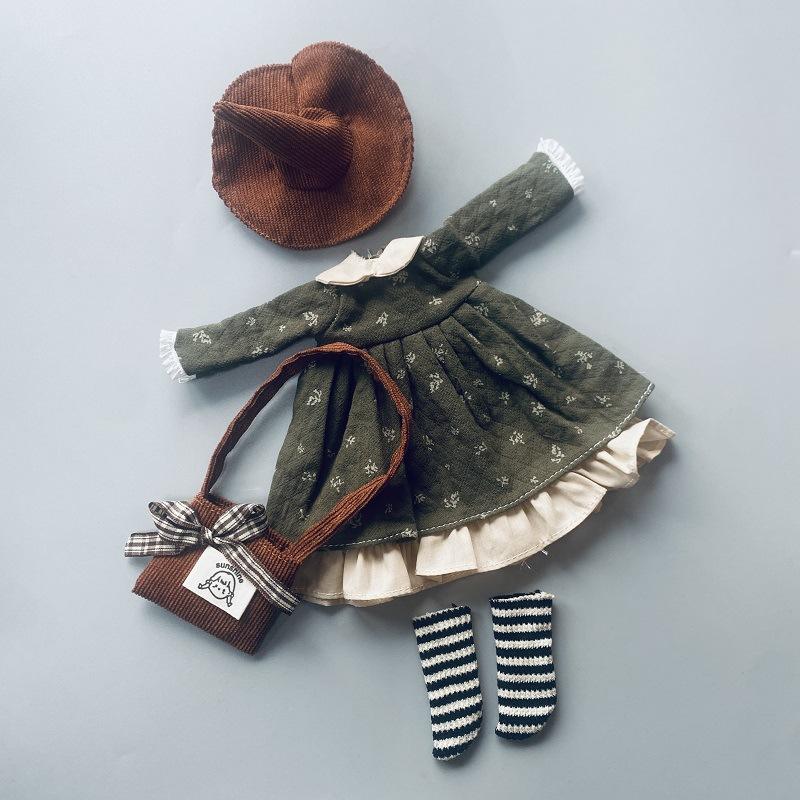 1 Набор Универсальной Одежды Для Кукол SD Игрушки Своими Руками 1/6 30см Кукла Милое Платье Набор Принцесса Юбка Лолита Наряжаться Аксессуары