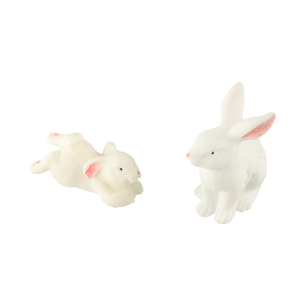 Миниатюрные смоляные украшения для дома, сделай сам, фигурки животных, пасхальные миниатюры, принадлежности для сказочного сада