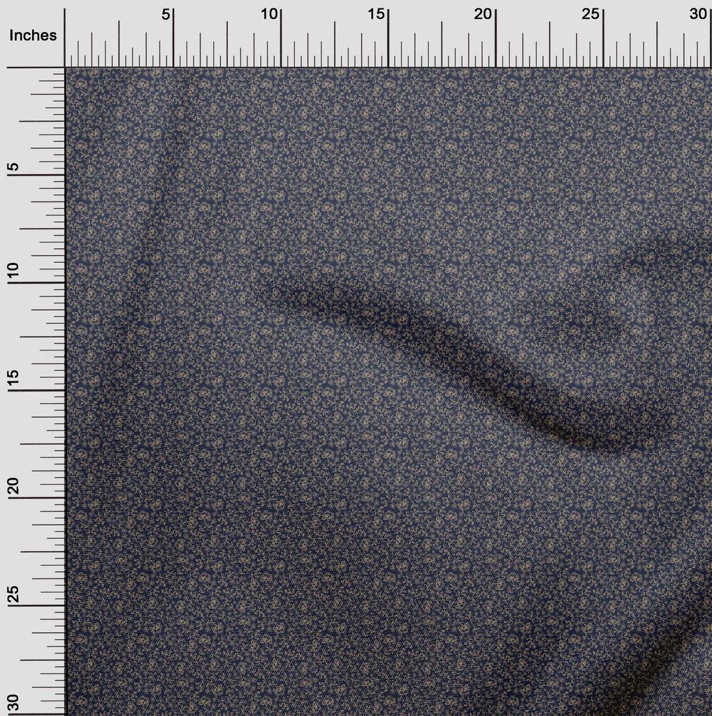 oneOone Ткань хлопок Flex Blue Toile Quilting Supplies Print Швейная ткань по ярдам 40 дюймов