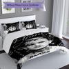 3pcs Custom Name Lil Peep Set,Includes 1 Duvet Cover and 2 Pillowcases,All-season Bedroom Decor