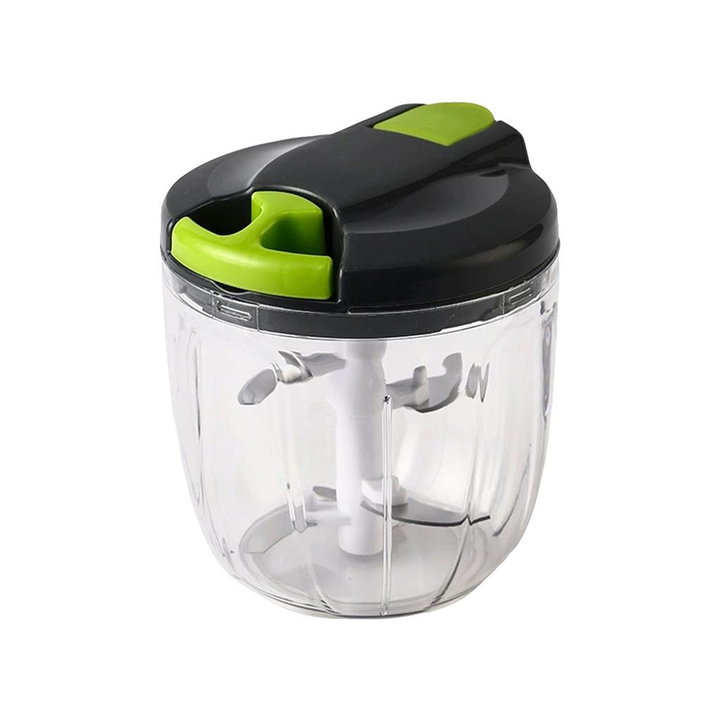 Ручной кухонный комбайн Овощерезка, Портативный ручной измельчитель чеснока с тросиком, Измельчитель лука для овощей, имбиря, фруктов, зелени и т. д.