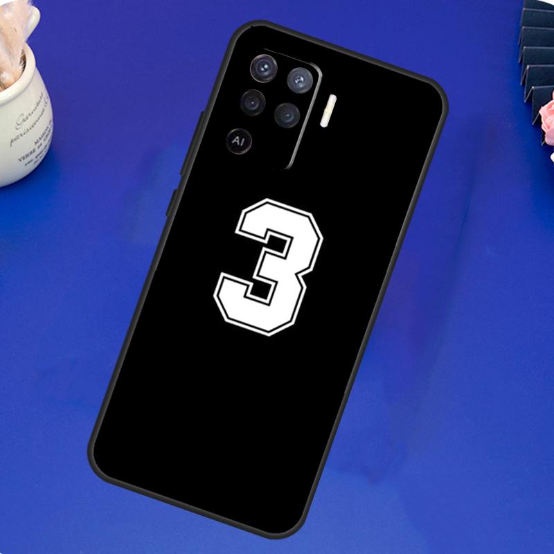 Индивидуальный чехол с счастливым номером футболиста Для OPPO A17 A57 A77 A78 A15 A16 A52 A72 A76 A96 A74 A94 A5 A9 A31 A93 A54S A53S A57S