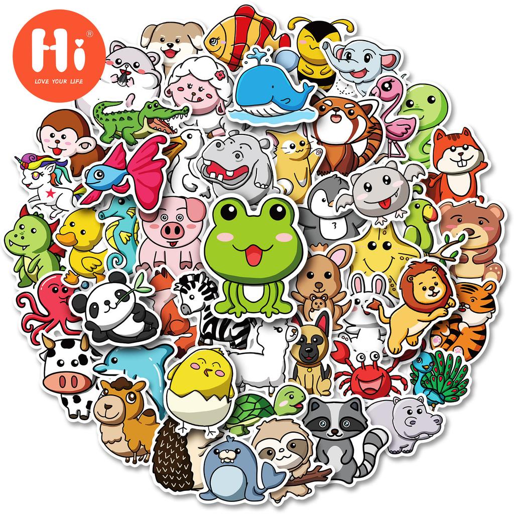 50Pcs New Stickers Cute Stickers Notebook Mobile Phone Stickers