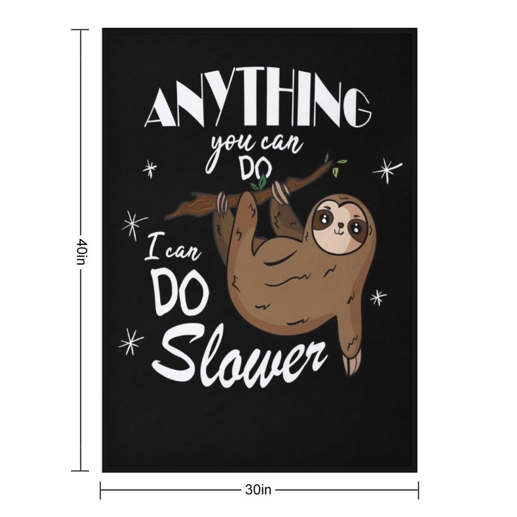 Смешной подарок для любителя ленивцев Плед Мягкие кровати Кемпинг Полярный спальный мешок Одеяла