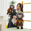 Adorable Gray Black Myth Wukong Plush Toy Doll For Kids Festival Gift 40cm 60cm 80cm