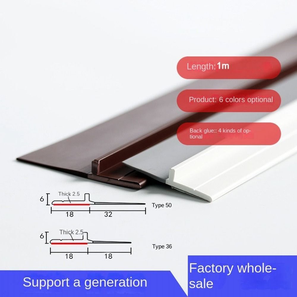 Noise Reduction Door Draft Stopper Self-adhesive Insect Prevention Weather Stripping Thickened Home Draught Excluder Dorm