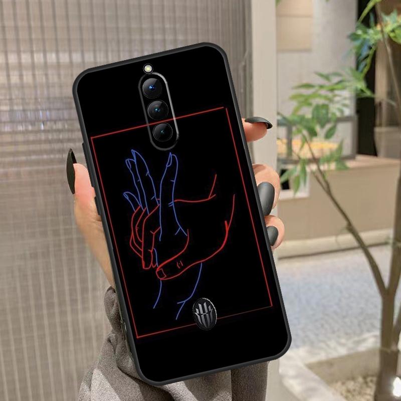 Неоновый чехол для телефона Nubia Red Magic 6S 7S 8S Pro 5G 5S 6R Red Magic 6 7 8 Pro Plus Чехол Coque
