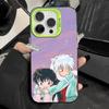 Anime I-Inuyasha Phone Case For iPhone 16,15,14,13,12,11,Pro,Max,Plus,Mini,XS,SE Anti Fall Green Matte Hard Bumper