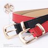 Универсальный ремень с металлической пряжкой Женский поясной ремень Ретро ремень из ПУ кожи