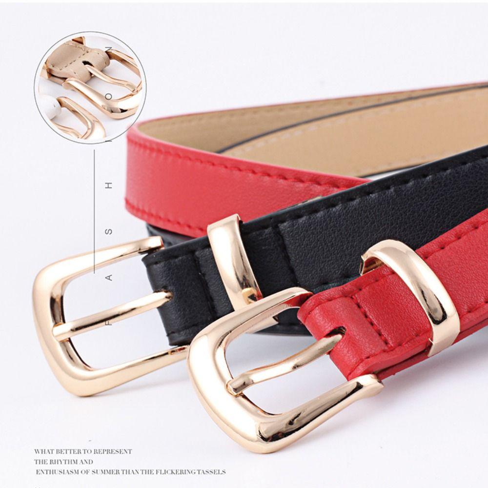 Универсальный ремень с металлической пряжкой Женский поясной ремень Ретро ремень из ПУ кожи