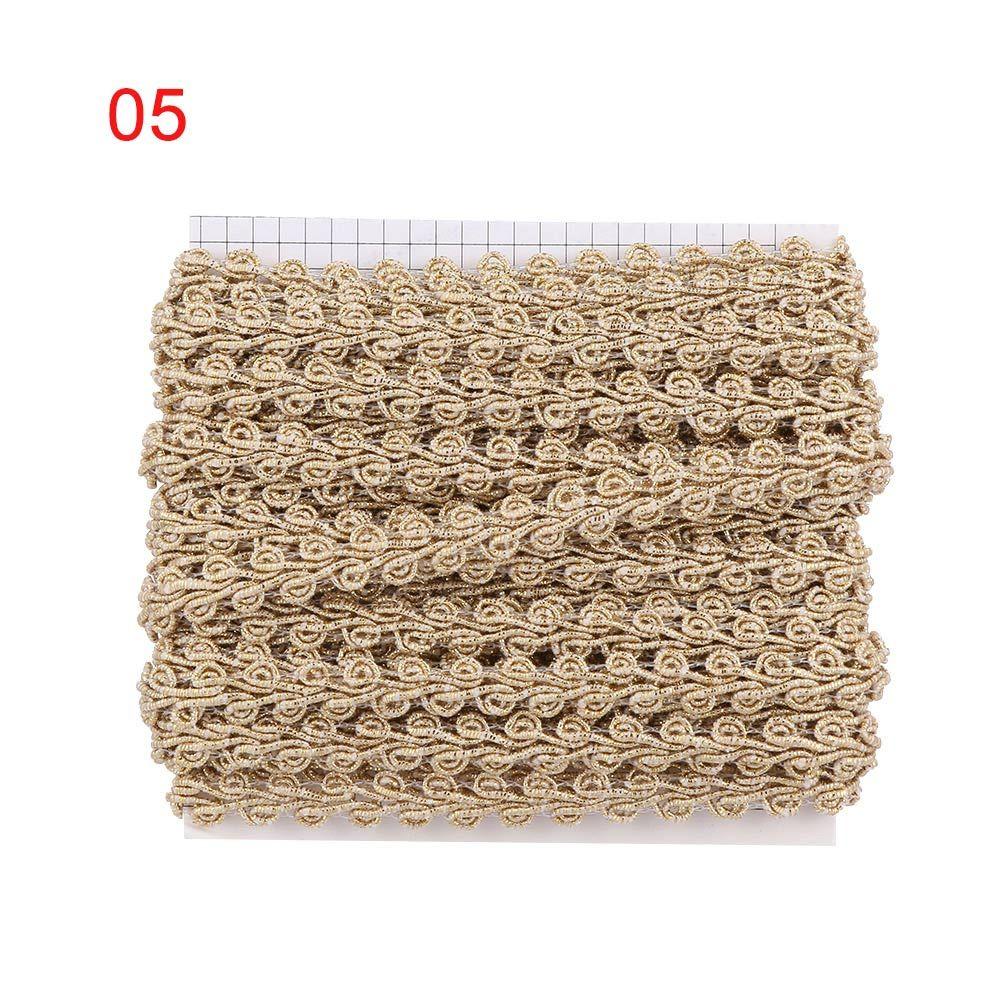 5m/lot Centipede Curve DIY Crafts Wedding Fabric Sewing Lace Trim Ribbon