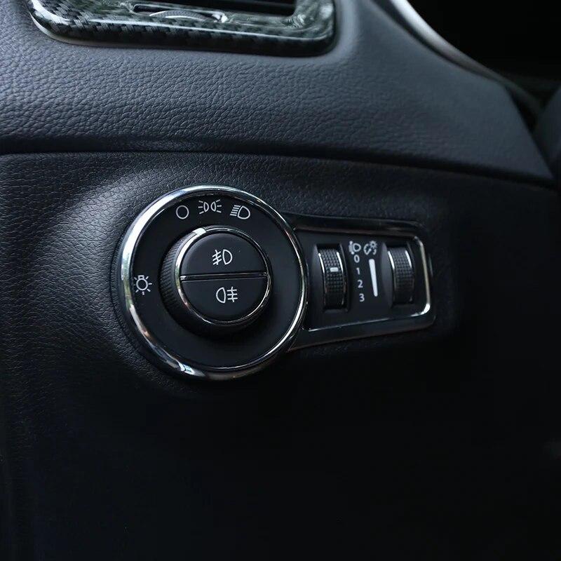 My Good автомобильная фара, кнопка переключения, декоративная накладка, рамка, кольцо, наклейка для Jeep Compass 2017 2018, аксессуары для интерьера