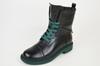Ботинки Berkonty 89085 36 Черные с зеленым кожа