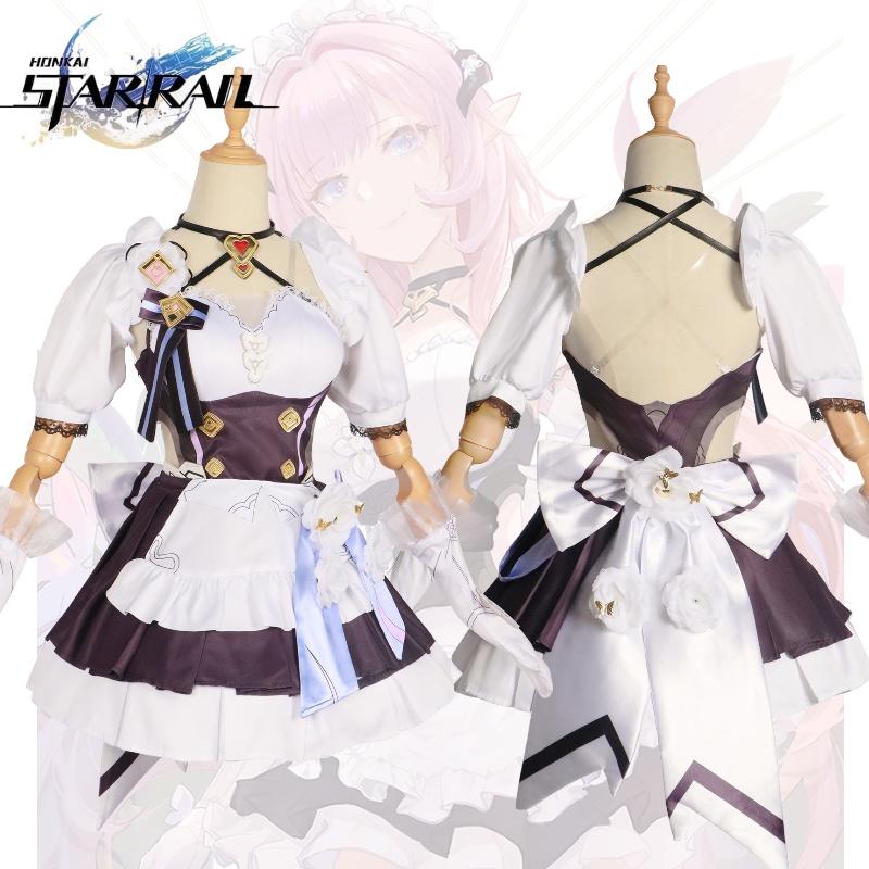 Костюм горничной Ailixiya в тематике игры, идеально подходящий для косплея и Хэллоуина