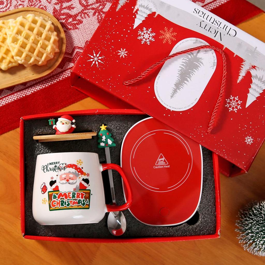 Керамическая кружка Деда Мороза - Милая, Креативная, Рождественская кружка с постоянной температурой