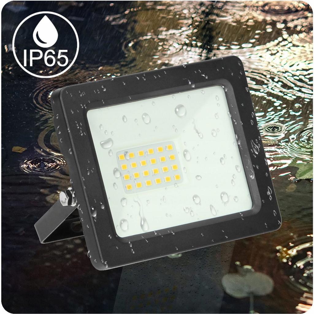 Virone Led Floodlight 20 W 1500 Lm Ip65 4000 K Black 1 Pc