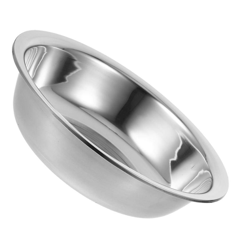 Laundry Tub Soup Bowls Food Containers with Lids Storage Simple Basin Stainless Steel Kitchenware Home Mixing Baby Practical