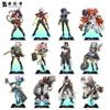Zenless Zone Zero Николь Демара Зажигалка Акриловый Стенд Модель Цукисиро Янаги Асаба Харумаса Коллекция Настольное Украшение Подарки