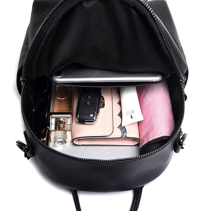 Рюкзаки из натуральной кожи для женщин Водонепроницаемый рюкзак большой вместимости Модные сумки