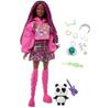 Кукла Barbie Extra Костюм поп-панк/Розовые волосы
